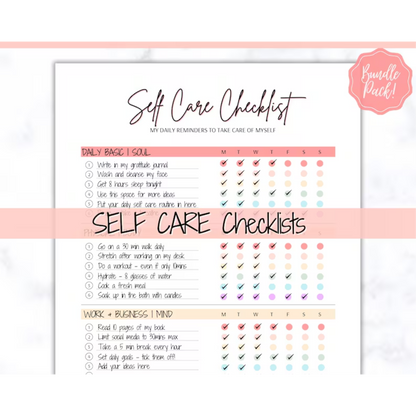 Self Care Checklist
