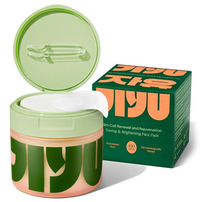 Jijy Korean Skincare Anti-Aging, Dark Spot & Wrinkle Minimizing Toner Pads