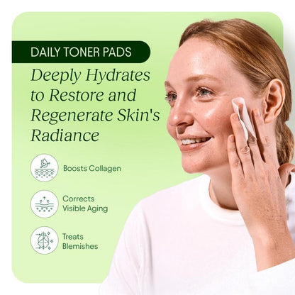 Jijy Korean Skincare Anti-Aging, Dark Spot & Wrinkle Minimizing Toner Pads