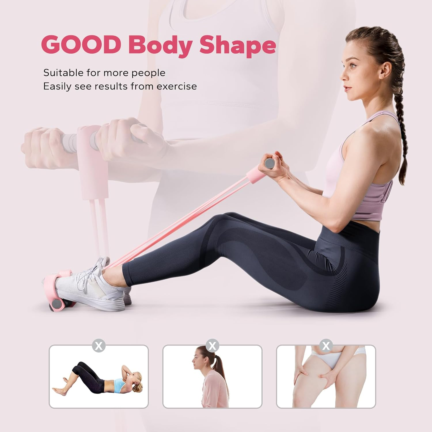 pedal resistance bands Glowche Pedal Resistance Band – glowche
