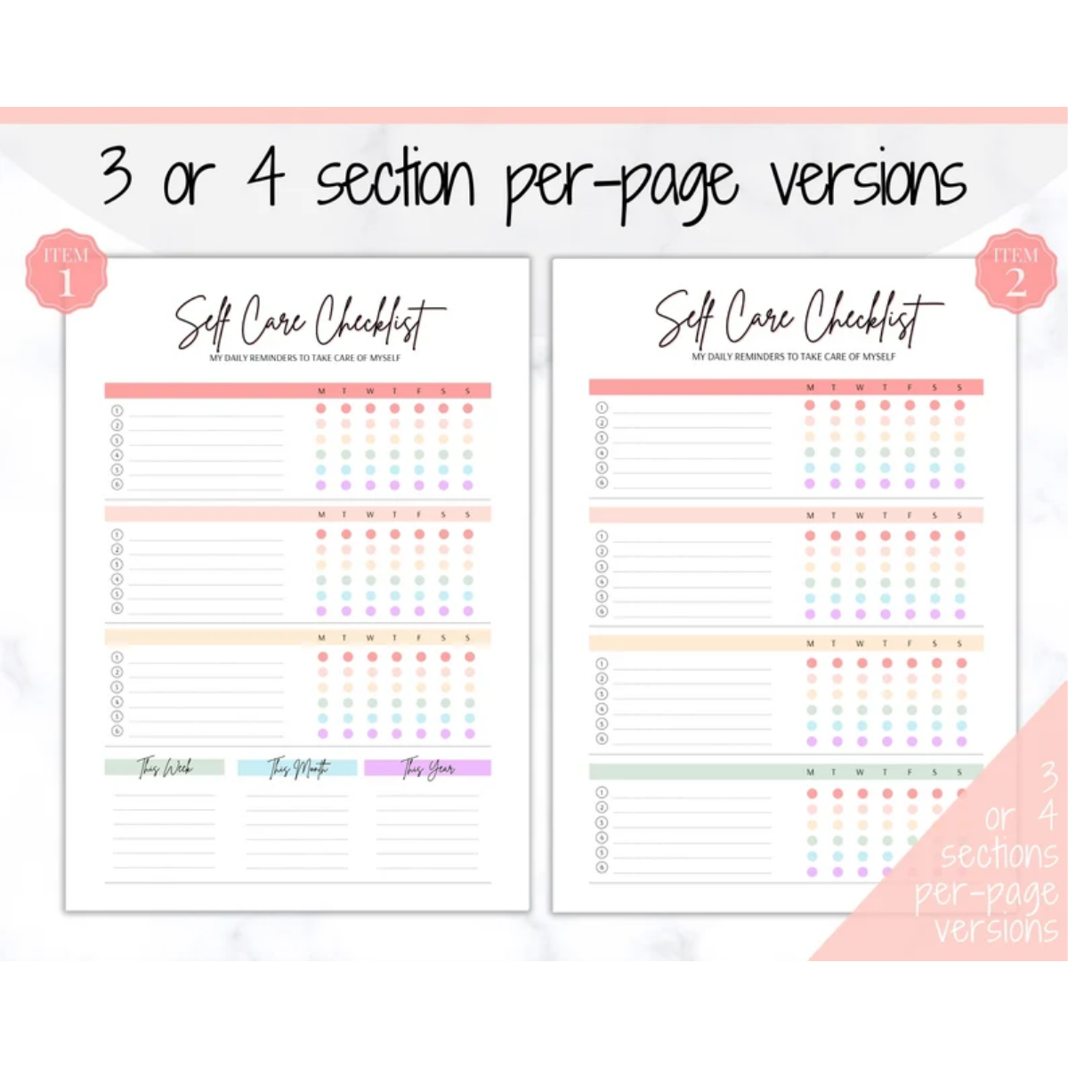 Self Care Checklist