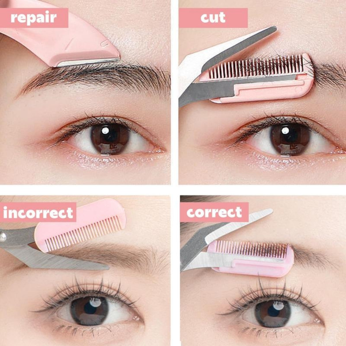 Glowche Eyebrow Scissors Set