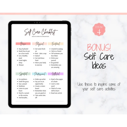 Self Care Checklist