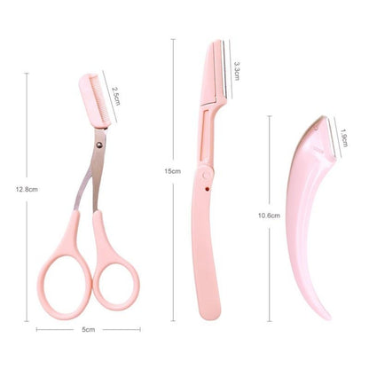 Glowche Eyebrow Scissors Set